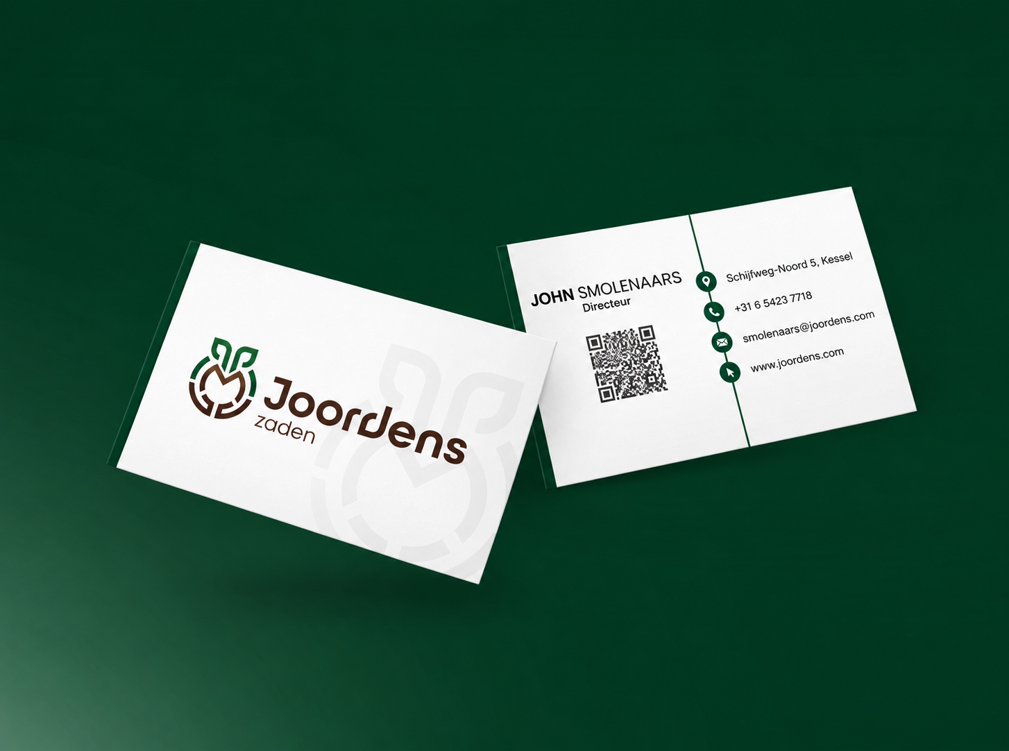 Joordens Zaden — huisstijltoepassing
